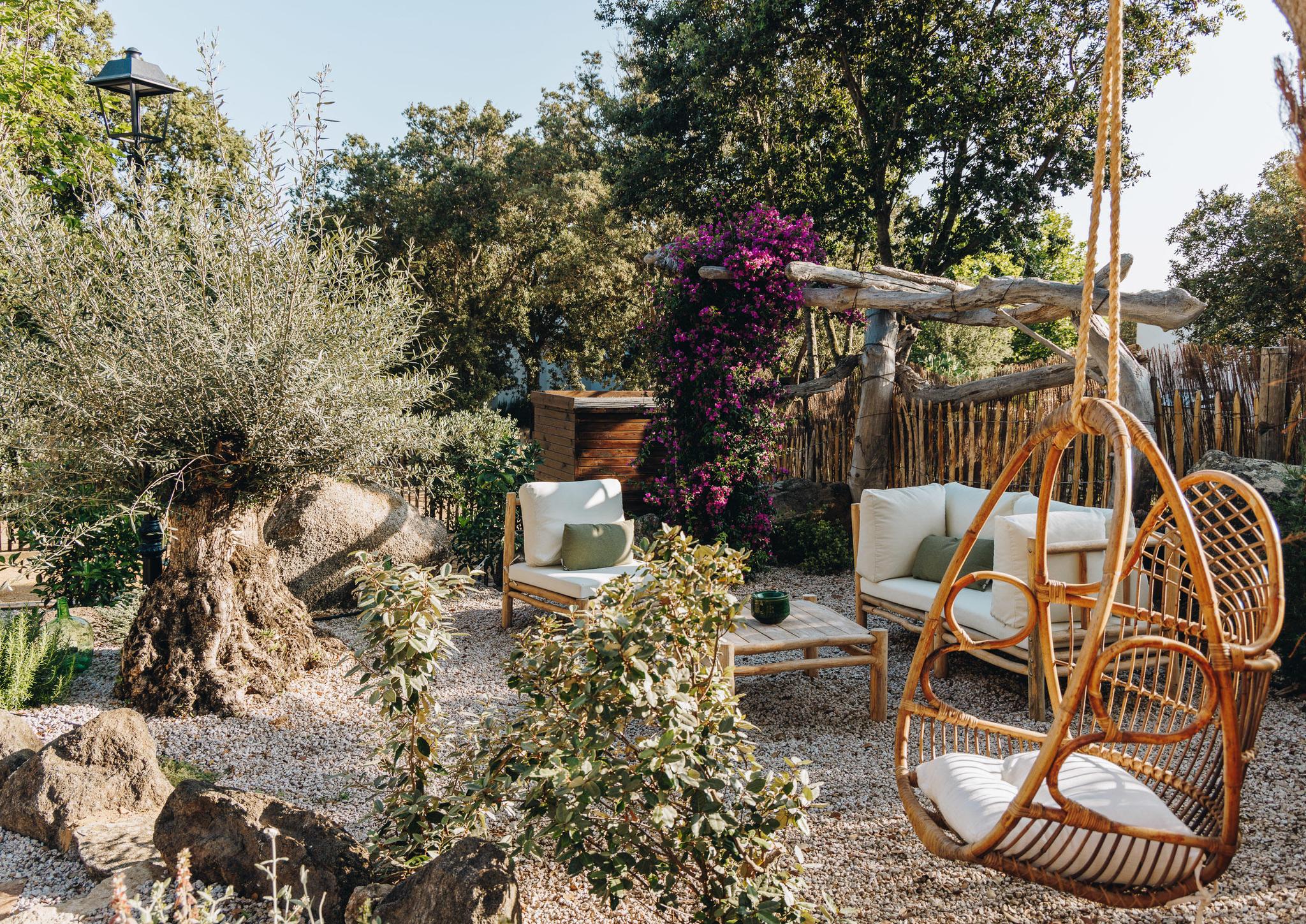 villa de vacances avec jardin en corse
