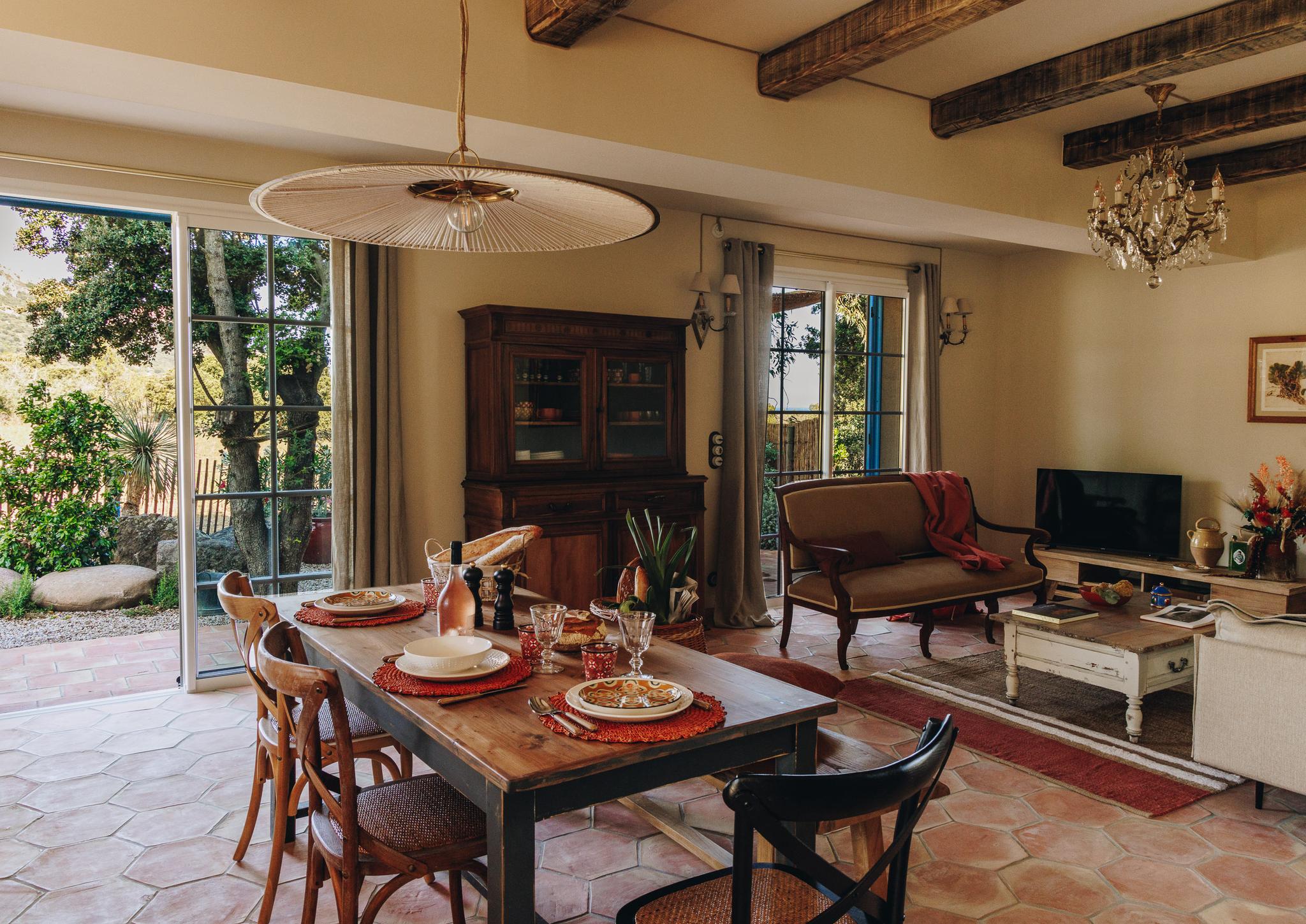 location villa 3 chambres avec salon balagne